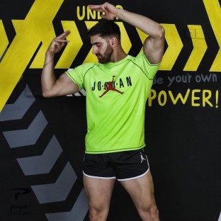 تي شرت مردانه آستين رگلان جردن 179 تكي