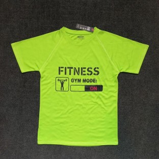 تي شرت مردانه آستين كوتاه رگلان سوزني FITNESS عمده