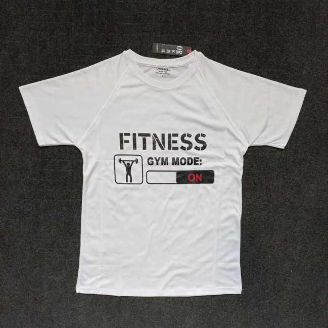 تي شرت مردانه آستين كوتاه رگلان سوزني FITNESS عمده