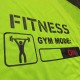 تي شرت مردانه آستين كوتاه رگلان سوزني FITNESS عمده