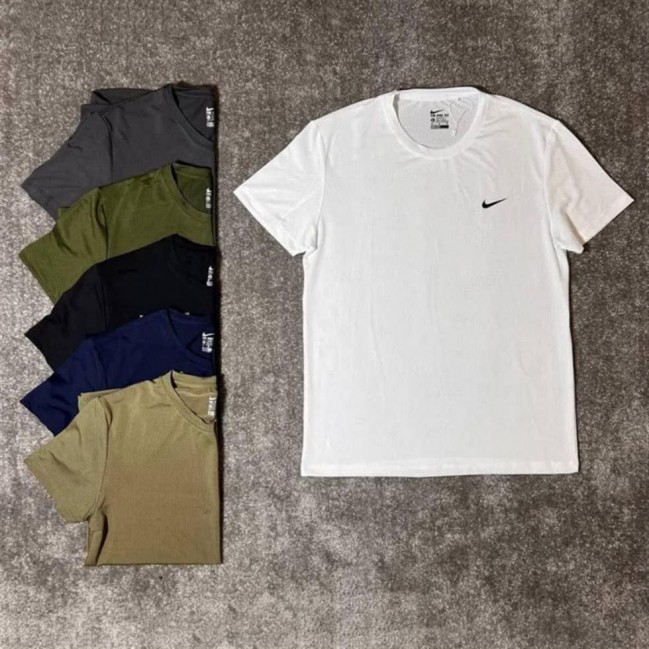 تي شرت مردانه آستين كوتاه لاكرا سوزني نايك 4333 عمده