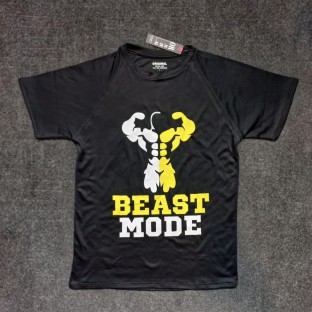 تي شرت مردانه آستين كوتاه BEAST MODE تكي