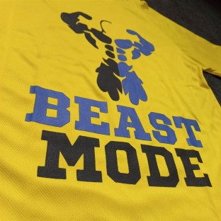تي شرت مردانه آستين كوتاه BEAST MODE تكي