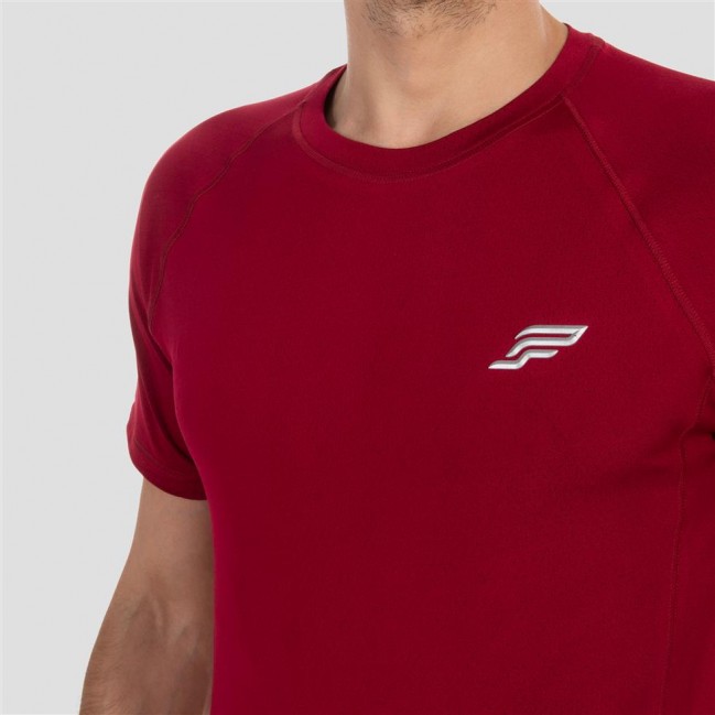 تي شرت مردانه آستين كوتاه رگلان لاكرا سوزني PSW تكي