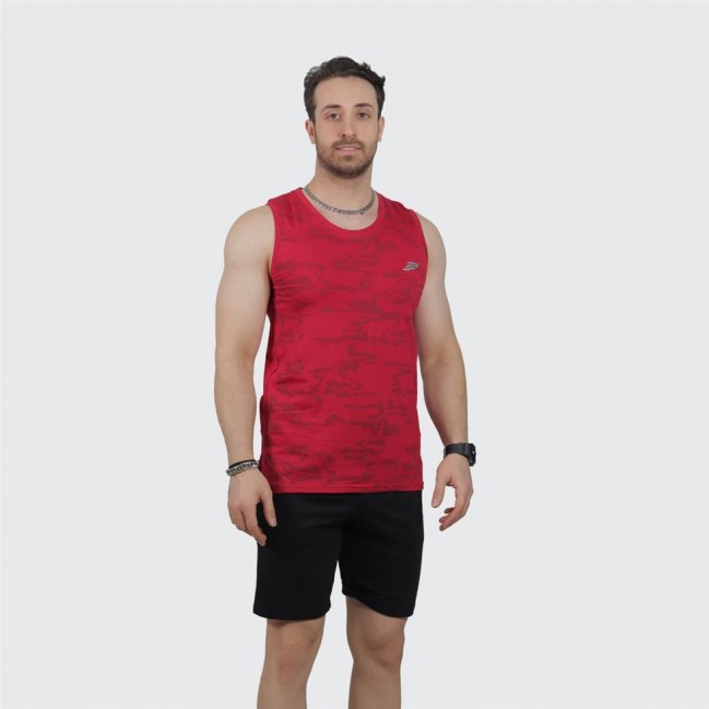 تاپ مردانه حلقه اي نخ پنبه چريكي PSW كد 11011 تكي