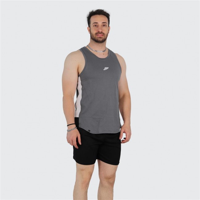 تاپ مردانه بغل تكه دار نخ پنبه PSW كد 11030 عمده