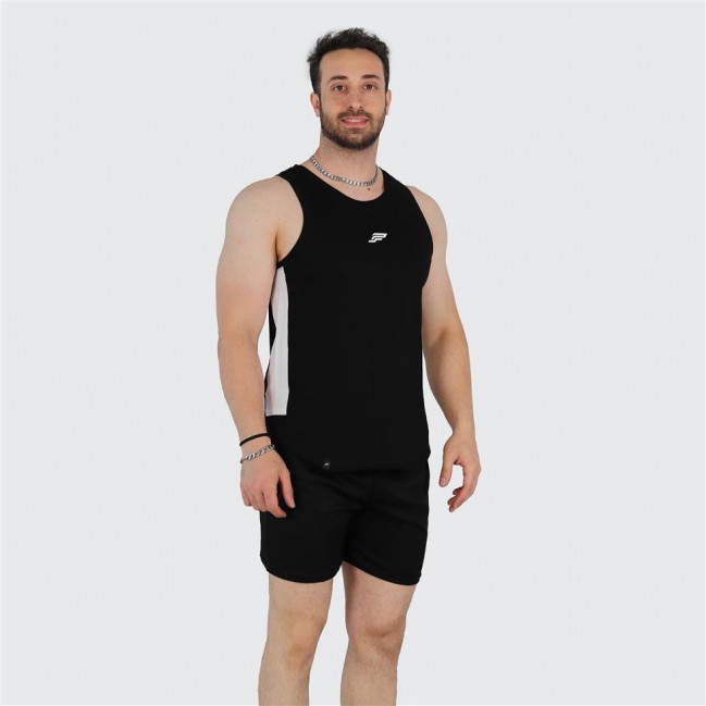 تاپ مردانه بغل تكه دار نخ پنبه PSW كد 11030 عمده