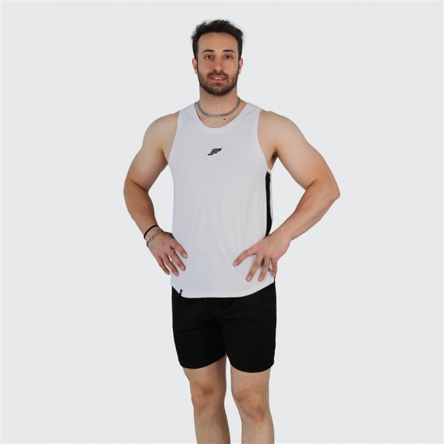 تاپ مردانه بغل تكه دار نخ پنبه PSW كد 11030 تكي