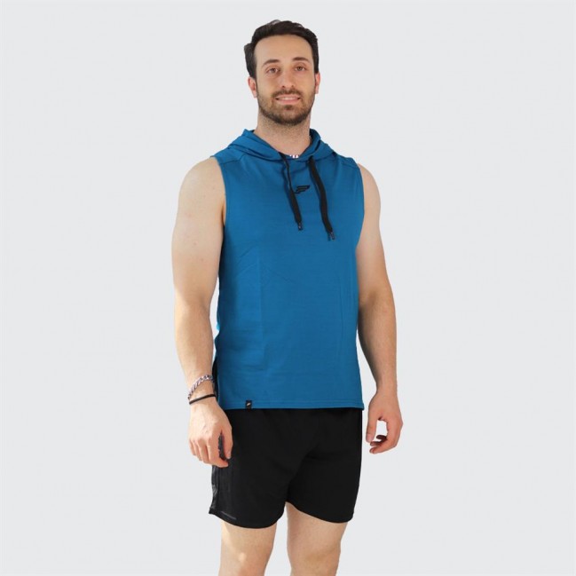 تاپ مردانه كلاهدار چاكدار نخ پنبه psw كد 11038 تكي