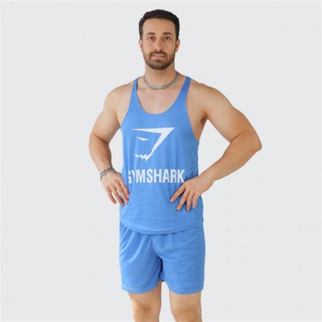 تاپ مردانه بند نازك فلامنت سوزني Gym Shark كد 11042 عمده