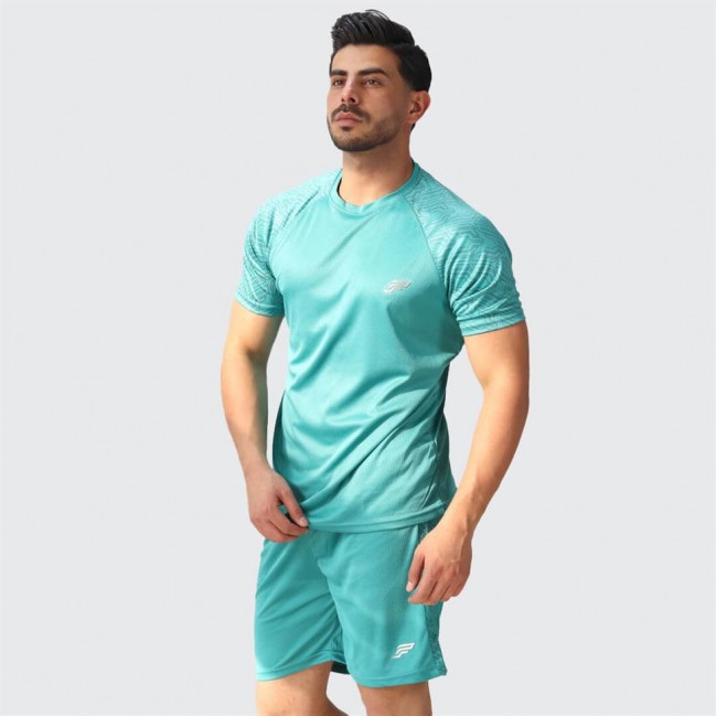 ست مردانه تيشرت و شلوارك كندويي PSW كد 51069 عمده