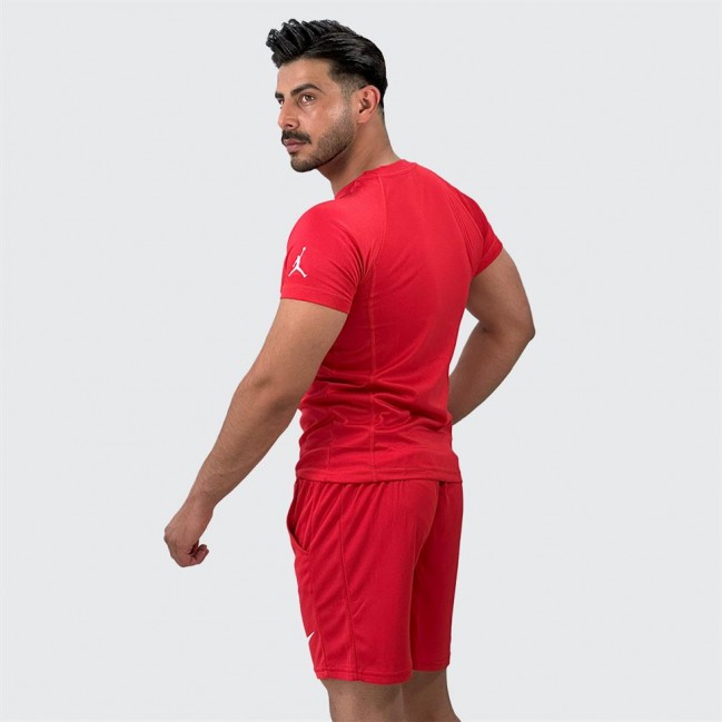 تي شرت مردانه آستين كوتاه رگلان سوزني JORDAN AIR كد 39013 عمده