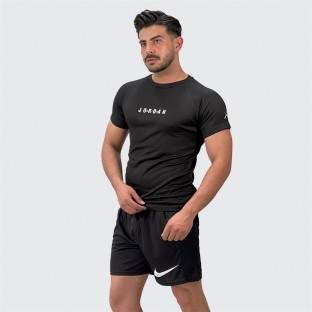 تیشرت مردانه آستین کوتاه رگلان سوزنی JORDAN AIR کد 39013 تکی