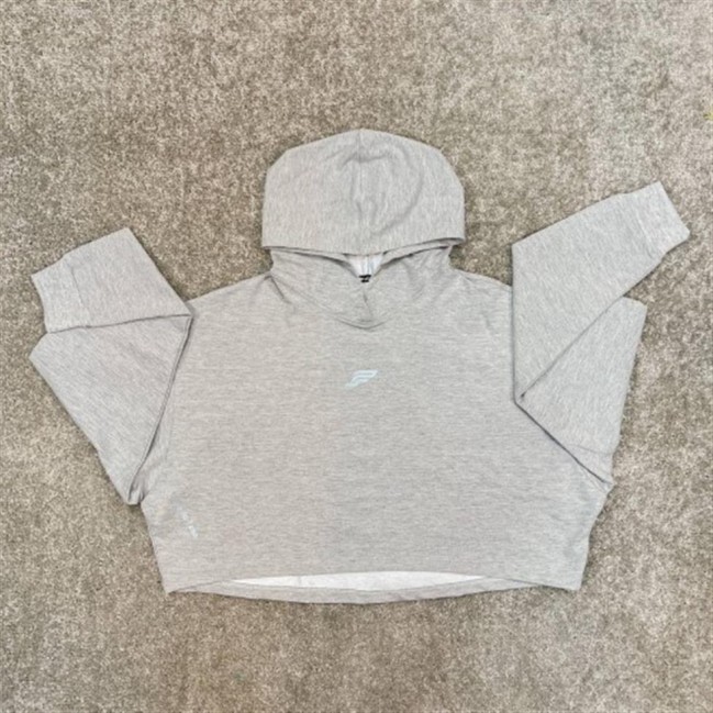 هودي زنانه نخ پنبه كراپ PSW كد 38005 تكي