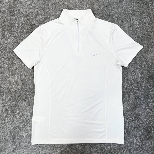 تيشرت مردانه آستين كوتاه نيم زيپ نايك برجسته كد39016 تكي