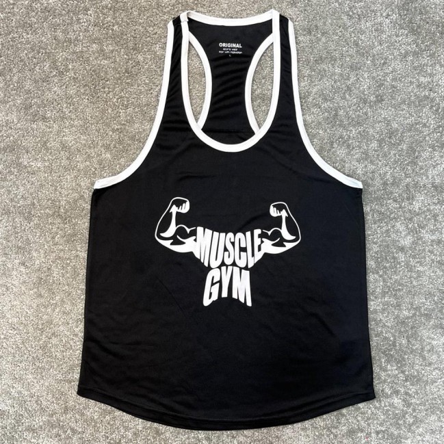 تاپ مردانه قهرماني فلامنت سوزني Muscle Gym كد 11068 عمده