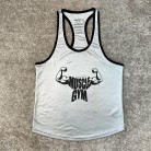 تاپ مردانه قهرمانی فلامنت سوزنی Muscle Gym کد 11068 تکی