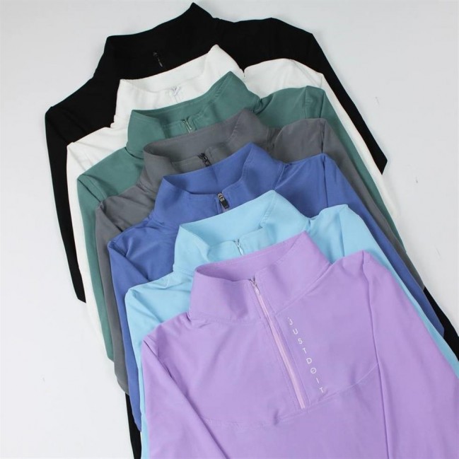 مانتو زنانه نيم زيپ دوچرخه سواري ريون فلامنت نايك كد 4528 تكي