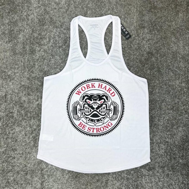 تاپ مردانه قهرماني work hard be strong تكي