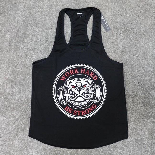 تاپ مردانه قهرماني work hard be strong تكي