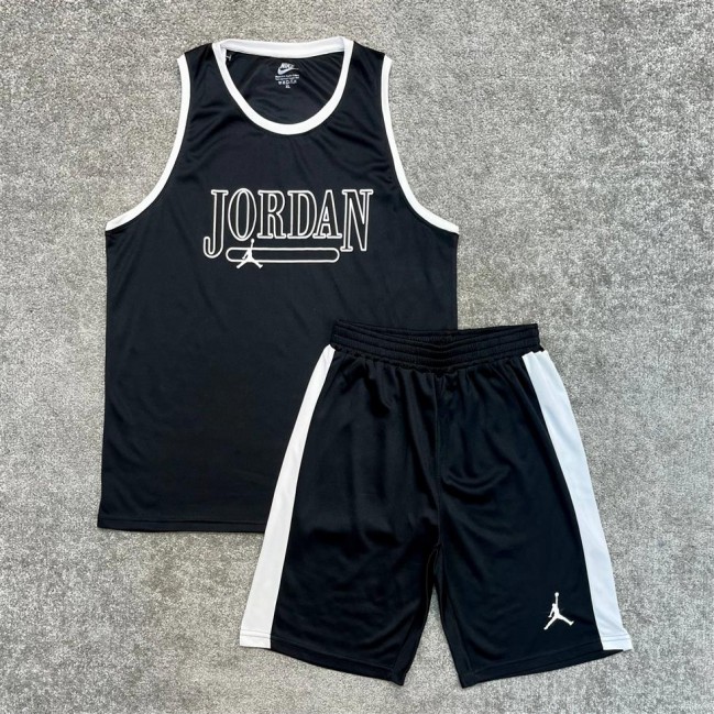 ست مردانه حلقه اي و شلوارك جردن كد 51111 عمده