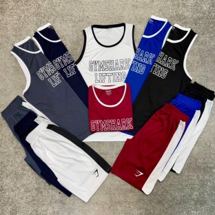 ست مردانه حلقه اي و شلوارك Gymshark كد 51112 تكي