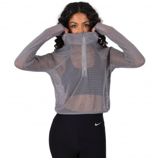 کراپ زنانه آستین بلند توری کد 5317 تکی