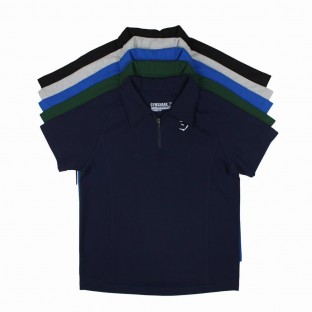 تيشرت زنانه وارداتي نيم زيپ Gym Shark كد 2138 تكي