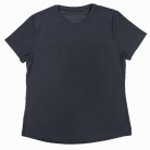 تیشرت زنانه ریون پشت اسلپ سایز بزرگ alo کد 5465 تکی