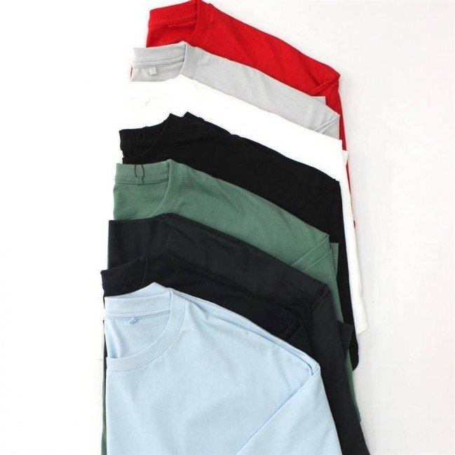 تيشرت زنانه نخ پنبه باكسي كد 5326 تكي