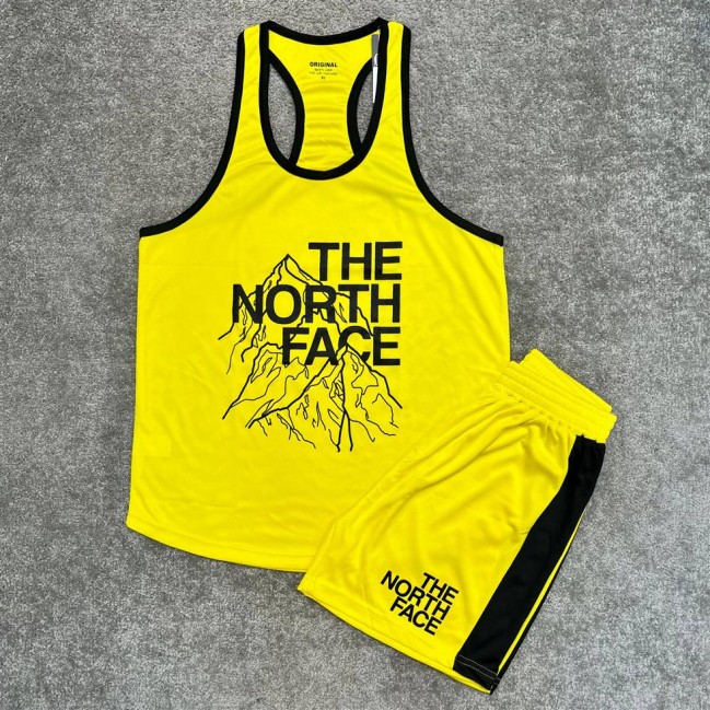 ست مردانه قهرماني و شلوارك North Face كد 51114 تكي