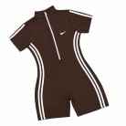 اورال ورزشی کوتاه زیپدار نواردار کد 52007 تکی