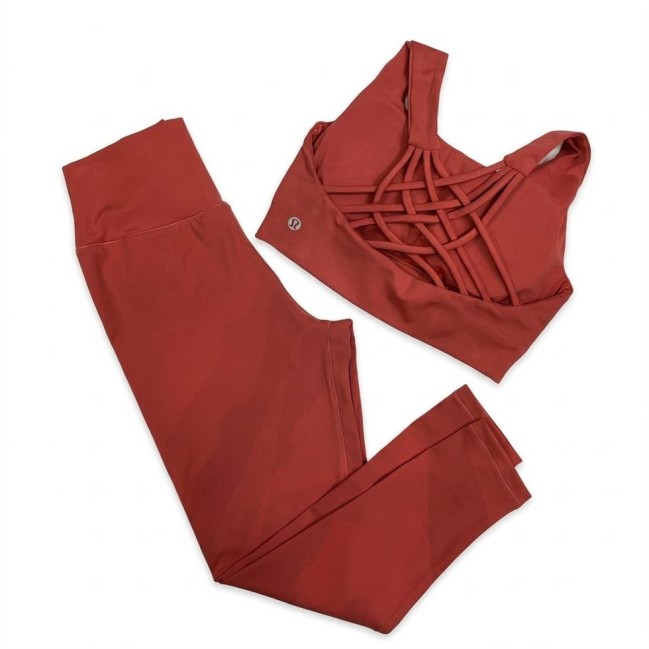 ست ورزشي زنانه لگ و نيم تنه Lululemon كد 52009 تكي