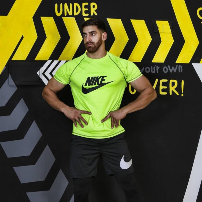 تي شرت مردانه آستين رگلان نايك 179 تكي